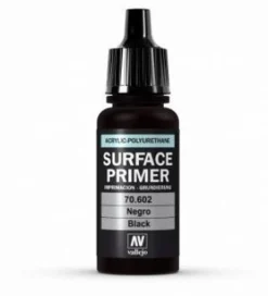 Vallejo Model Air 70602 17ml Black Acrylic Polyurethane Primer