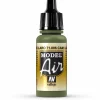 Vallejo Model Air 006 17ml Camouflage Light Green Matt Acrylic Paint