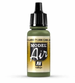 Vallejo Model Air 006 17ml Camouflage Light Green Matt Acrylic Paint