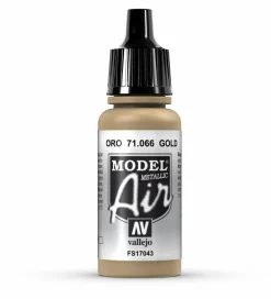 Vallejo Model Air 066 17ml Gold Metallic Acrylic