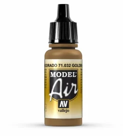 Vallejo Model Air 032 17ml Golden Brown Matt Acrylic