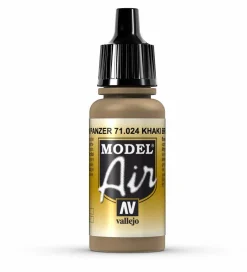 Vallejo Model Air 024 17ml Khaki Brown Matt Acrylic