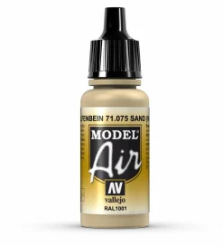 Vallejo Model Air 075 17ml Sand (Ivory) Matt Acrylic