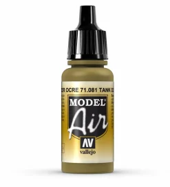 Vallejo Model Air 081 17ml Tank Ochre 1943 Matt Acrylic