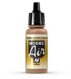 Vallejo Model Air 079 17ml Tan Earth Matt Acrylic