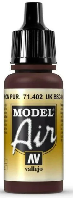 Vallejo Model Air 402 17ml UK BSC 49 Light Purple Brown Matt Acrylic