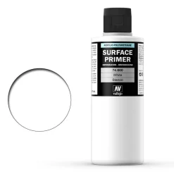 Vallejo Model Air 74600 200ml White Acrylic Polyurethane Primer