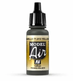 Vallejo Model Air 013 17ml Yellow Olive Matt Acrylic