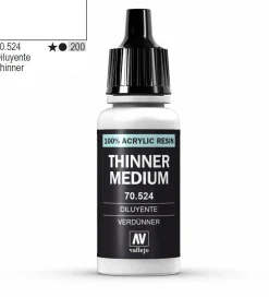 Vallejo Model Color 524 17ml Acrylic Thinner