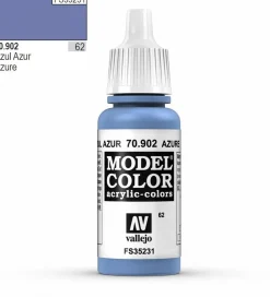 Vallejo Model Color 902 17ml Azure Blue Matt Acrylic Paint