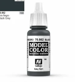 Vallejo Model Color 862 17ml Black-Grey Matt Acrylic Paint