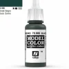 Vallejo Model Color 980 17ml Black-Green Matt Acrylic Paint