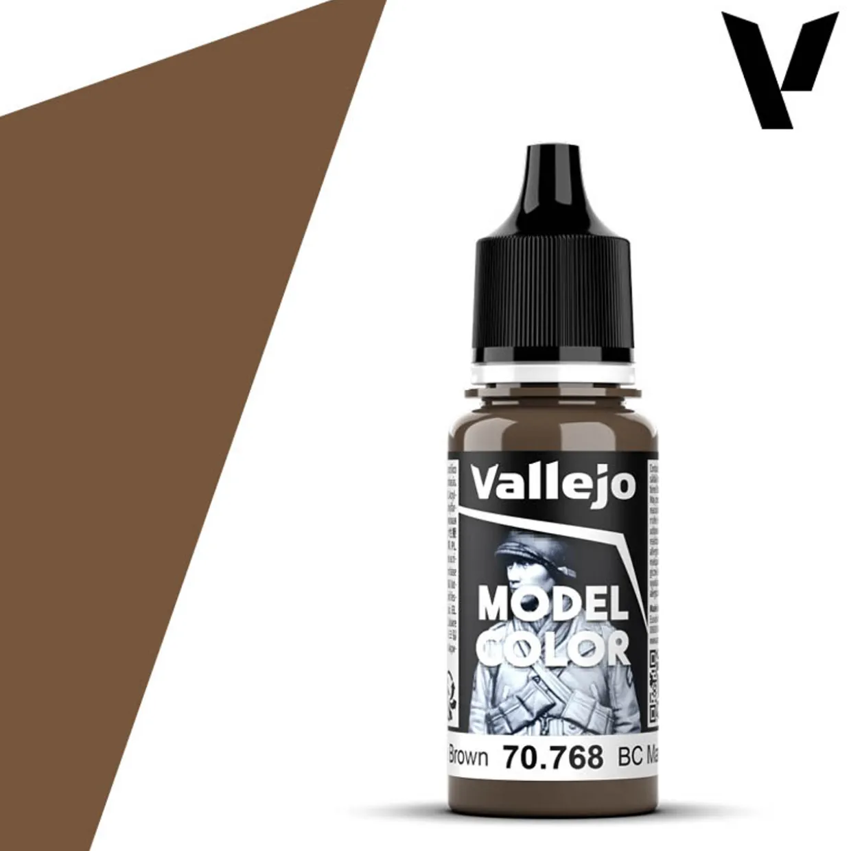 Vallejo Model Color 768 17ml BC Dark Brown Matt Acrylic