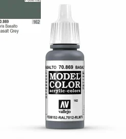 Vallejo Model Color 869 17ml Basalt Grey Matt Acrylic