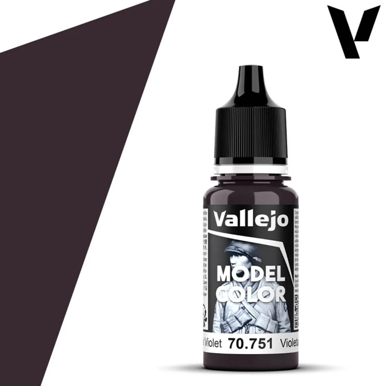 Vallejo Model Color 751 17ml Black Violet Matt Acrylic
