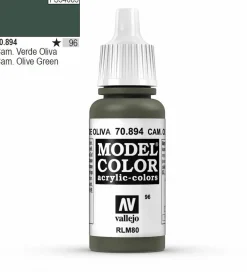 Vallejo Model Color 894 17ml Cam. Olive Green Matt Acrylic