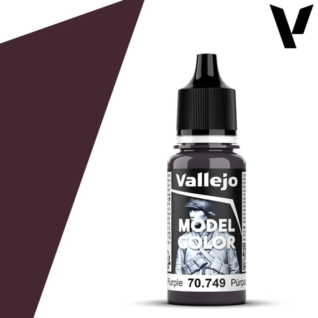 Vallejo Model Color 749 17ml Dark Purple Matt Acrylic