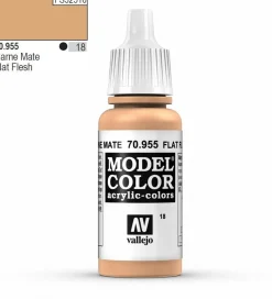 Vallejo Model Color 955 17ml Flat Flesh Matt Acrylic Paint