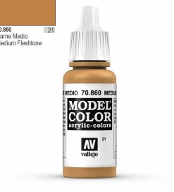 Vallejo Model Color 860 17ml Medium Fleshtone Matt Acrylic
