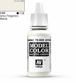 Vallejo Model Color 820 17ml Off-white Matt Acrylic
