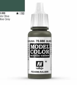 Vallejo Model Color 888 17ml Olive Grey Matt Acrylic Paint