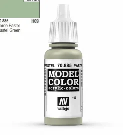 Vallejo Model Color 885 17ml Pastel Green Matt Acrylic Paint