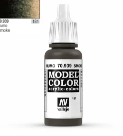 Vallejo Model Color 939 17ml Smoke Transparent Acrylic Paint