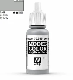 Vallejo Model Color 989 17ml Sky Grey Matt Acrylic Paint