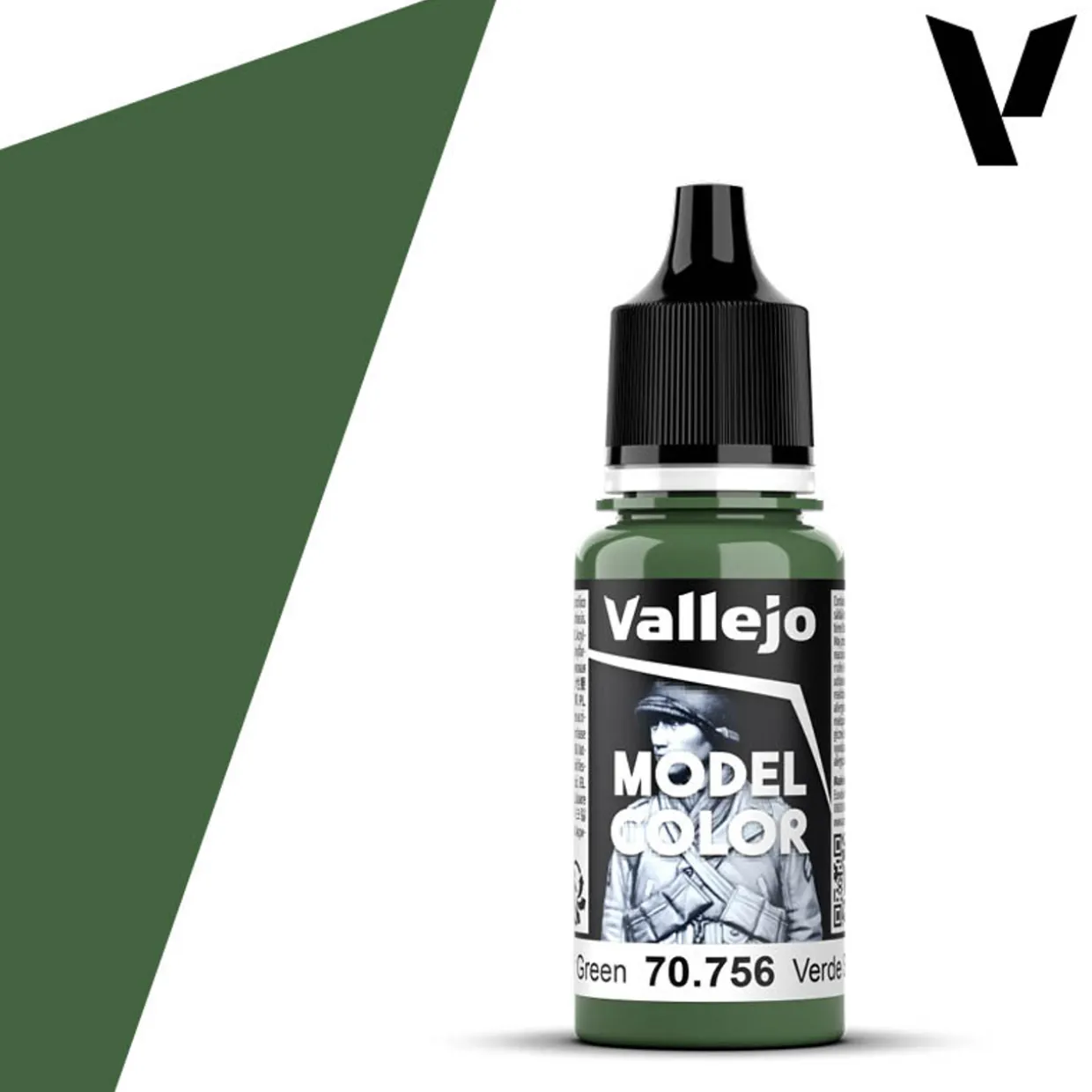 Vallejo Model Color 756 17ml Splinter Green Matt Acrylic