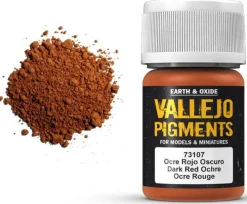 Vallejo Pigments Dark Red Ochre