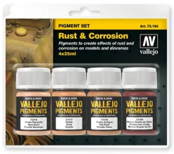 Vallejo Pigments Set - Rust & Corrosion