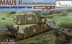 Vespid 1/72 Pz.Kpfw.VIII Maus II Model Kit