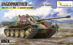 Vespid 1/72 Sd.Kfz.172 Jagdpanther G1 Late Production Model Kit