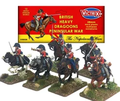 Victrix 28mm British Napoleonic Peninsular War Heavy Dragoons