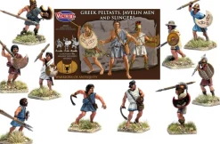 Victrix 28mm Greek Peltasts, Javelin Men and Slingers
