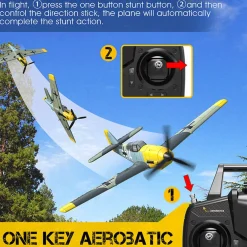 Volantex Messerschmitt BF109 400mm Brushed RTF RC Plane