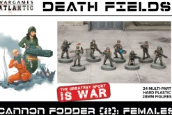 Wargames Atlantic 28mm Death Fields - Cannon Fodder Female Set