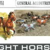 Wargames Atlantic 28mm General Accoutrements - Light Horses