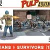 Wargames Atlantic 28mm Pulp Adventure - Civilians and Survivors Set 1 - Men