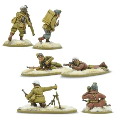 Warlord Games 28mm Bolt Action - US Forces - Airborne in Winter Uniform 1944-1945 - Weapon Teams