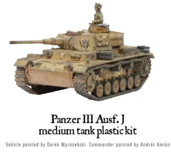 Warlord Games 28mm Bolt Action - German Forces - Pz.Kpfw.III Panzer III Light Tank