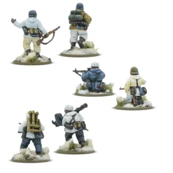 Warlord Games 28mm Bolt Action - German Forces - Fallschirmjager in Winter Uniform 1939-1945 - Weapon Teams