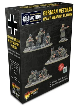 Warlord Games 28mm Bolt Action - German Forces - German Veteran Infantry 1939-1945 - Heavy Weapons Platoon