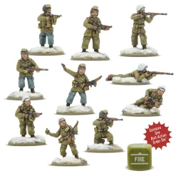 Warlord Games 28mm Bolt Action - US Forces - Airborne in Winter Uniform 1944-1945 - Pathfinder Squad