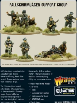 Warlord Games 28mm Bolt Action - German Forces - Fallschirmjager Support Group