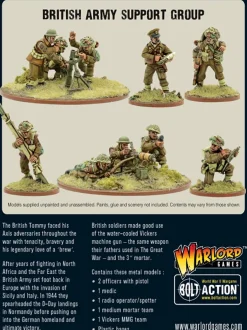 Warlord Games 28mm Bolt Action - British Forces - British Army Support Group