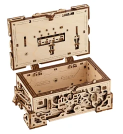 Wood Trick Enigma Chest 3D Wooden Model Kit