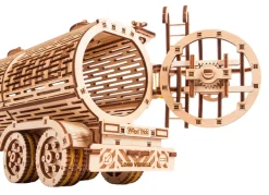 Wood Trick Tank Trailer for Big Rig 3D Wooden Model Kit