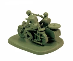 Zvezda 1/72 Soviet M-72 Motorcycle with Sidecar and Crew