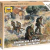 Zvezda 1/72 WWII British Engineers